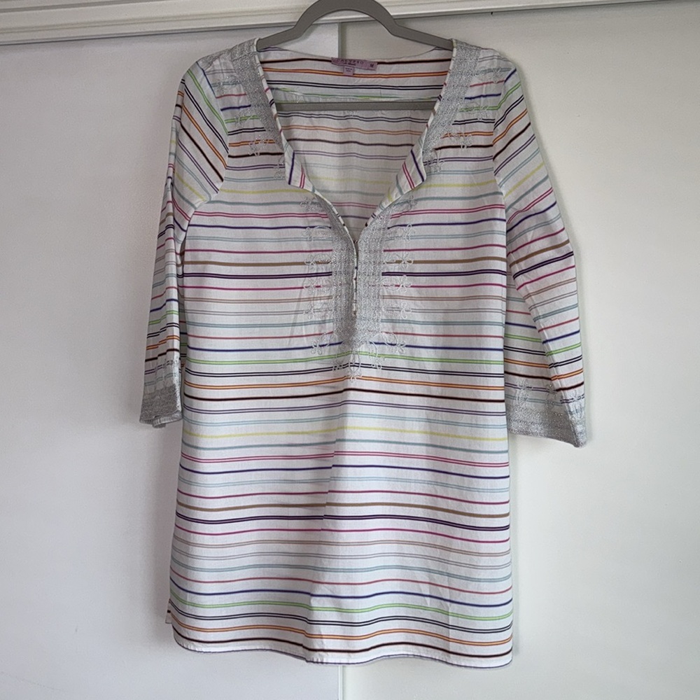 Calypso St. Barth Cotton Kaftan - Medium